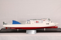 customized model of 186.5m RO-RO ship